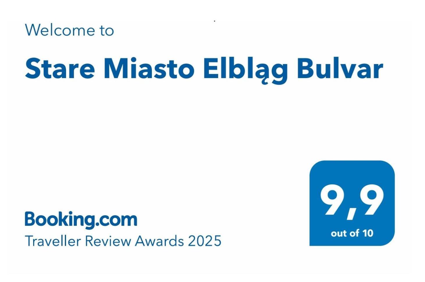 Stare Miasto Elblag Bulvar Exterior foto